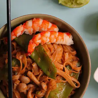 Recipe: Sweet Chili-Coconut Shrimp with Mango Rice & Snow Peas