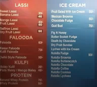 Lassi Shop menu 1