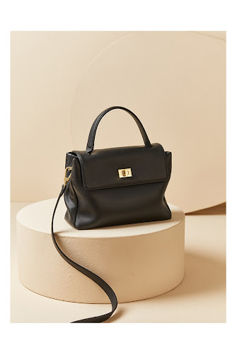 Title 17, Soft Cowhide Commuter Bag for Women Portable Sh...