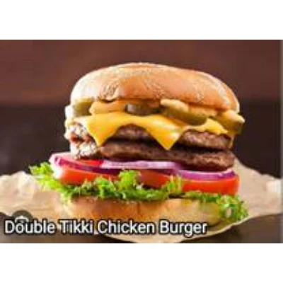 Double Tikki Chicken Burger