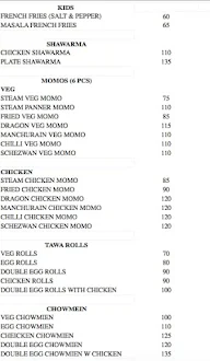 Cafe Asia menu 1