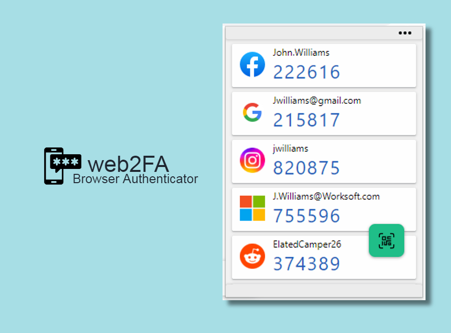 web2FA - Browser Authenticator Preview image 1