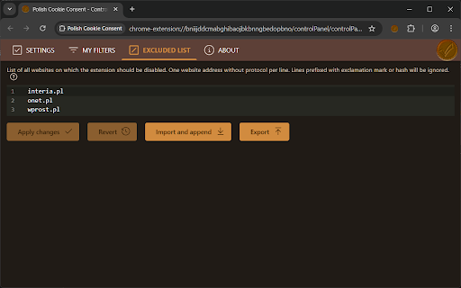 Polish Cookie Consent screenshot 4