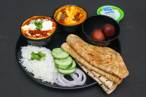 Special Kadhai Paneer Thali