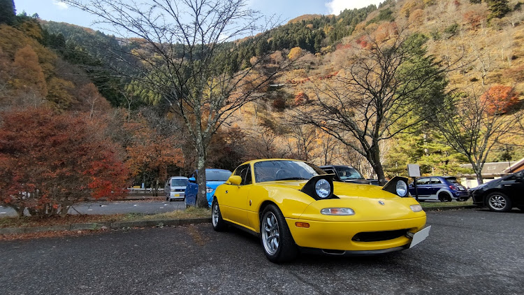 ロードスターのドライブ・奥多摩・奥多摩大麦代駐車場・奥多摩周遊道路・日原鍾乳洞に関するカスタム事例の投稿画像1枚目