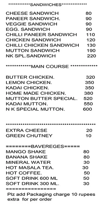 Food 24 menu 