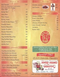 Dhaba 61 Mile Stone menu 2