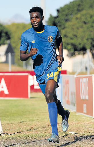 END OF THE ROAD: Striker Lucky Mathosi has been booted out by Mthatha Bucks Picture: BACKSTAGEPIX