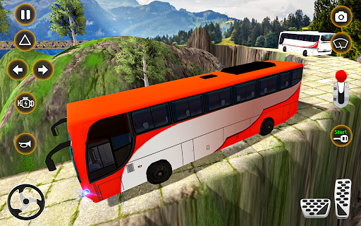 Screenshot bus driving real coach game 3d