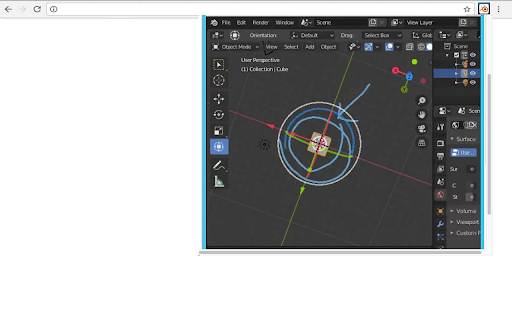 Blender 3D creation suite