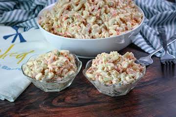 The Best Macaroni Salad - Baked Broiled and Basted