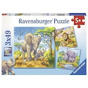 Xếp Hình Puzzle 3D Chủ Đề Wild Animals 3 Bộ 49 Mảnh - Ravensburger Rv080038