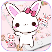 Cute Pink Kitty Theme  Icon