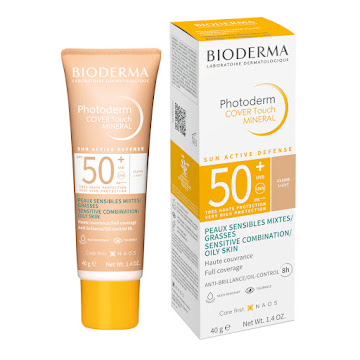 Protector Solar Bioderma Photoderm Cover Touch SPF 50+ Teinte Claire x 40 gr  