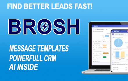 BROSH for LinkedIn and Gmail + Automation small promo image