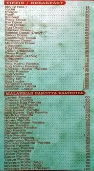 Mothers Kitchen menu 2