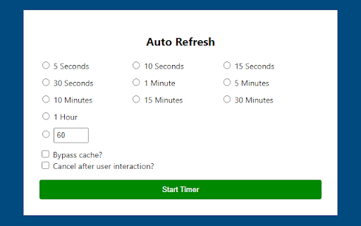 Auto Tab Refresh