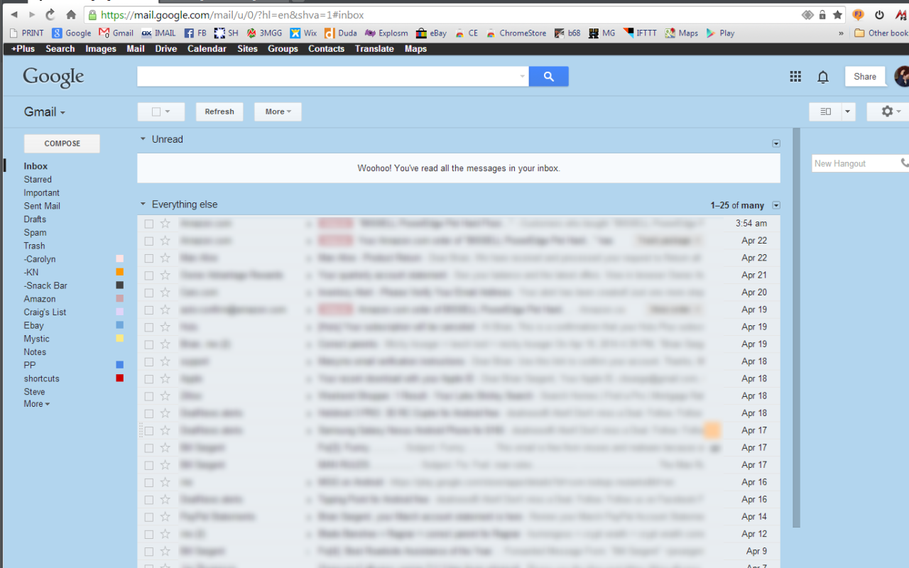 Missing Gmail™ & Google™ Black Bar Preview image 1