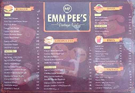 Emm Pee's Vintage Cafe menu 7