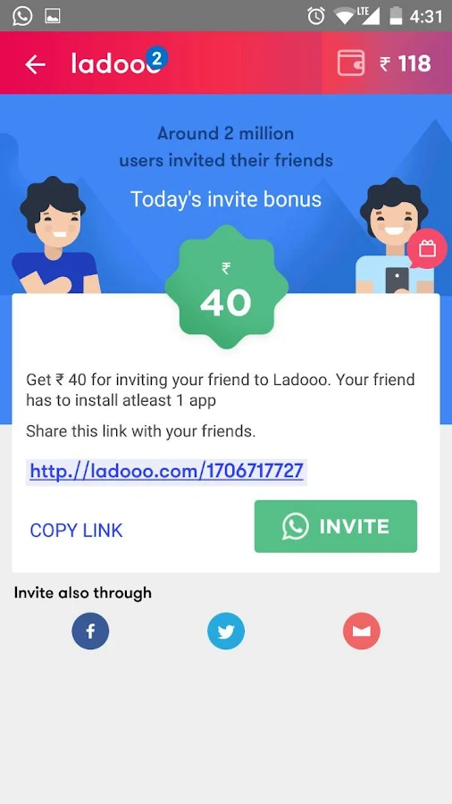  Ladooo - Free recharge- screenshot 