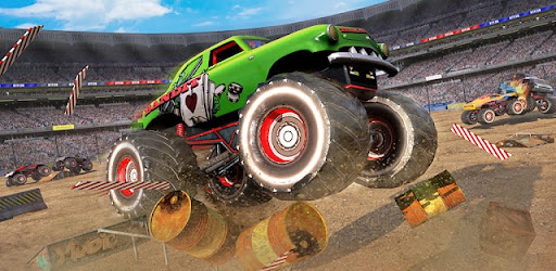 Monster Truck Derby Stunt Game