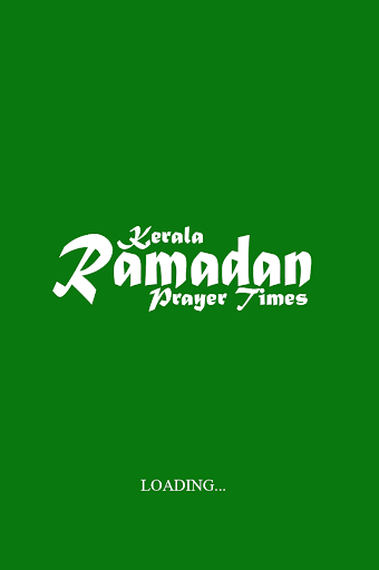 Kerala Ramadan Prayer Times