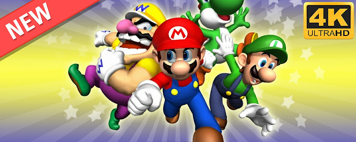 Super Mario Bros HD Wallpapers New Tab Theme marquee promo image