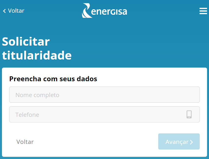 passo a passo para solicitar mudança de titularidade da conta de luz energisa pelo site