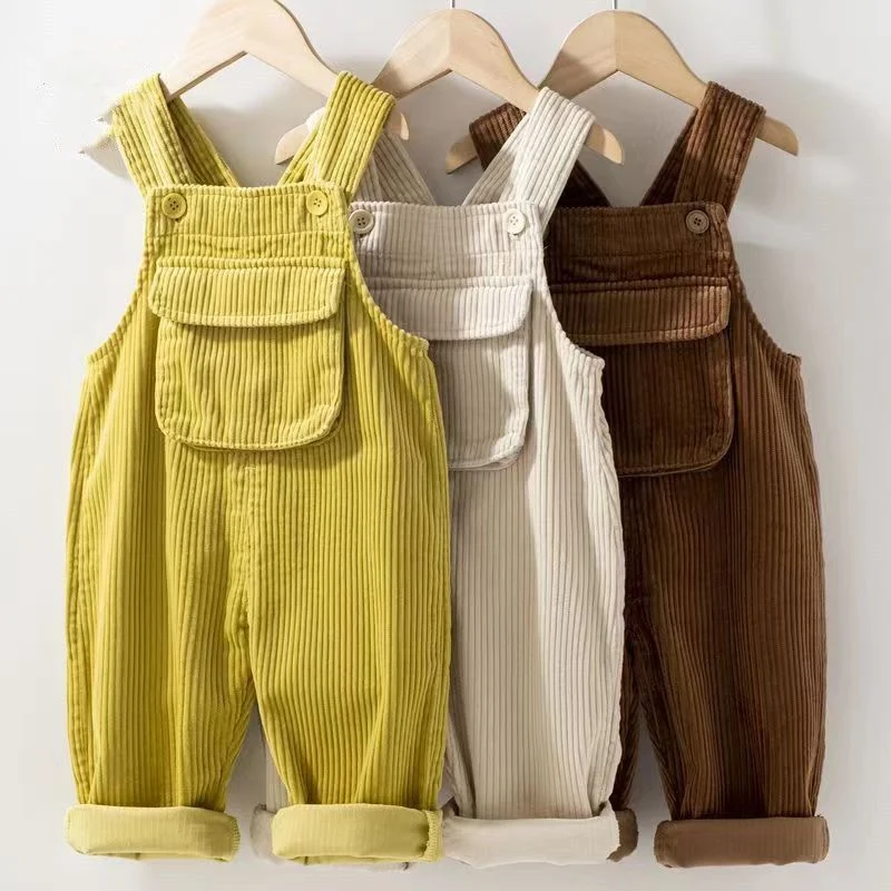 Calças de Veludo Cotelê Estilo Coreano Casual Folgadas Primavera Outono Unissex Conforto e Moda para Homens e Mulheres