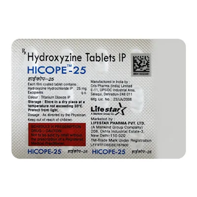 Hicope 25mg Tablet 15s
