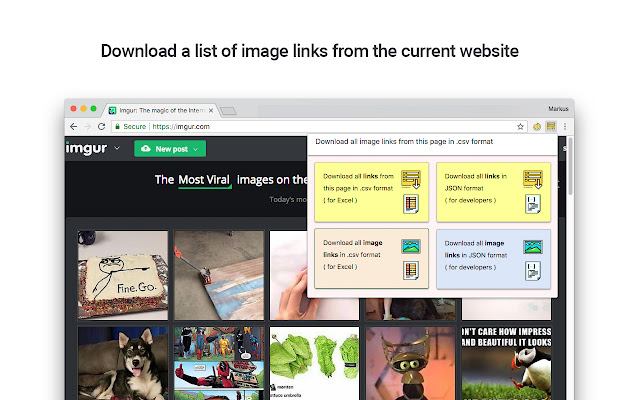 extension images