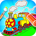 Train Coloring Book Game