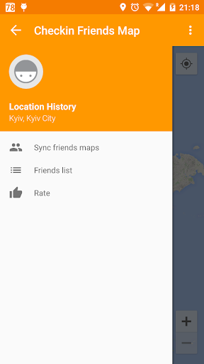 Checkin Friends Map