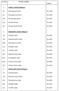 Cookies Bake N Cafe menu 2