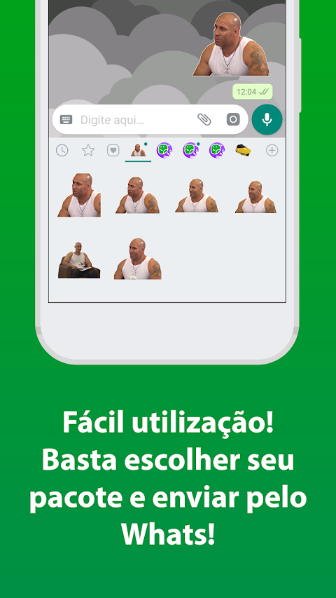 Top Figurinhas Brasil WAStickerApps Stickersのおすすめ画像4