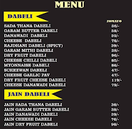 Aashapura Dabeli Centre menu 1