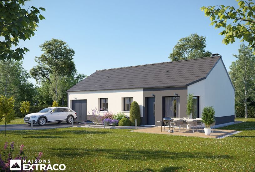  Vente Terrain + Maison - Terrain : 510m² - Maison : 82m² à Bréauté (76110) 