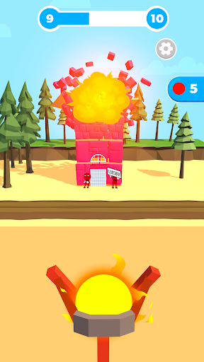 Screenshot Slingshot Smash－Shooting Range