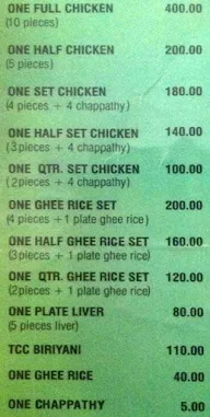 New Trivandrum Chicken Corner menu 1