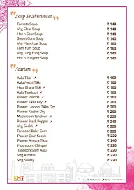 B Bhagat Tarachand menu 1