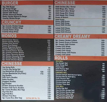 The Shawarma Addiction menu 