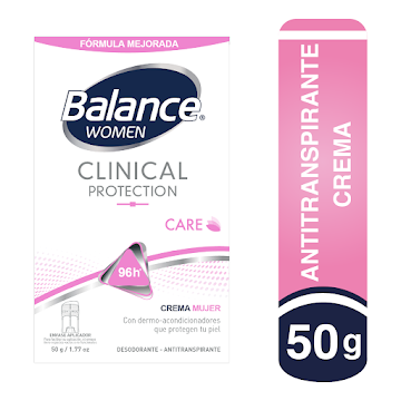 Desodorante Balance Crema Clinical Care Mujer x 50 gr  