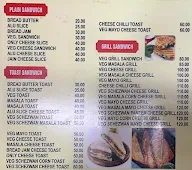 Parle Fast Food And Juice Center menu 1