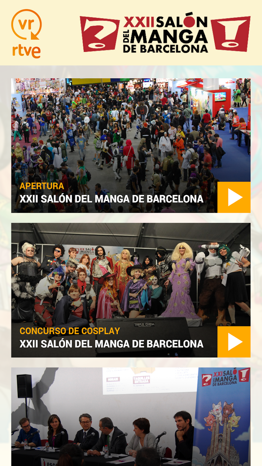 Salón Manga RTVE 360 Screen 2