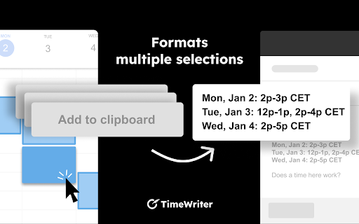 TimeWriter: Save Time Scheduling Meetings