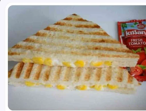 Corn Cheese Grilled Sandwich With Coke [250 Ml]