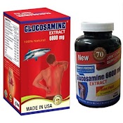 Viên Uống Hỗ Trợ Xương Khớp Glucosamine Extract 6800Mg - Hộp 100 Viên - Nhập Khẩu Mỹ