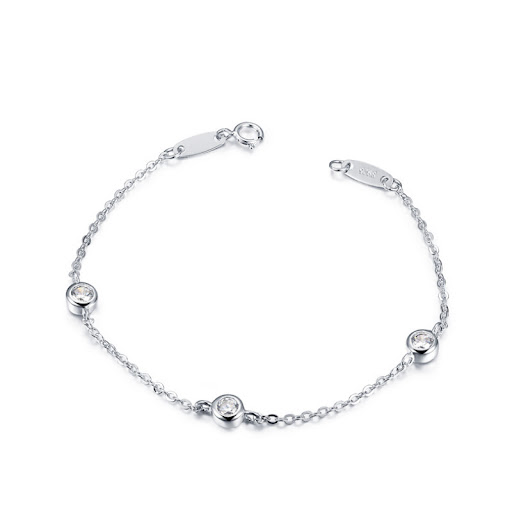 Title 2, Mode Sterling Silver Small Circle armband