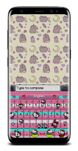 Princess Kitty Emoji Keyboard - náhled