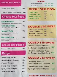 Pizza King Burger menu 1